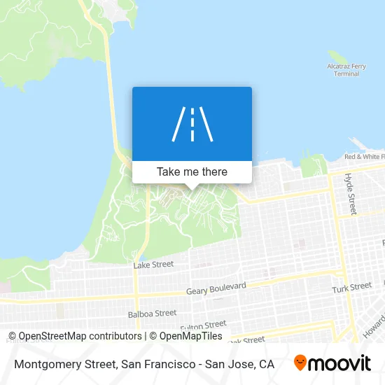 Montgomery Street map