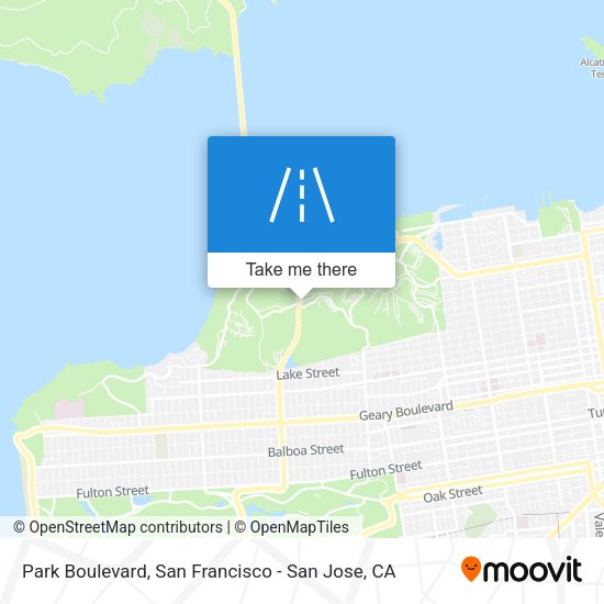 Mapa de Park Boulevard