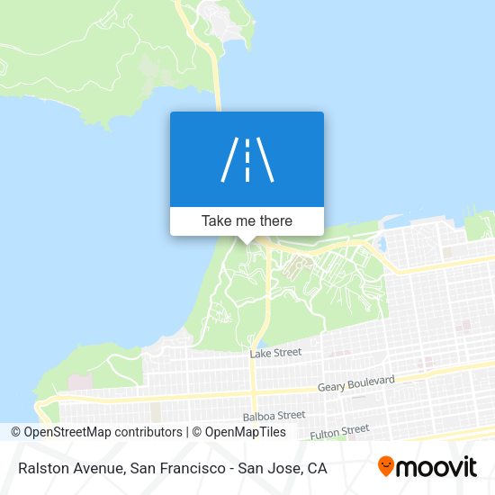 Mapa de Ralston Avenue