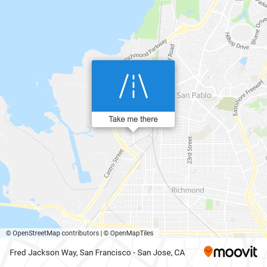 Fred Jackson Way map