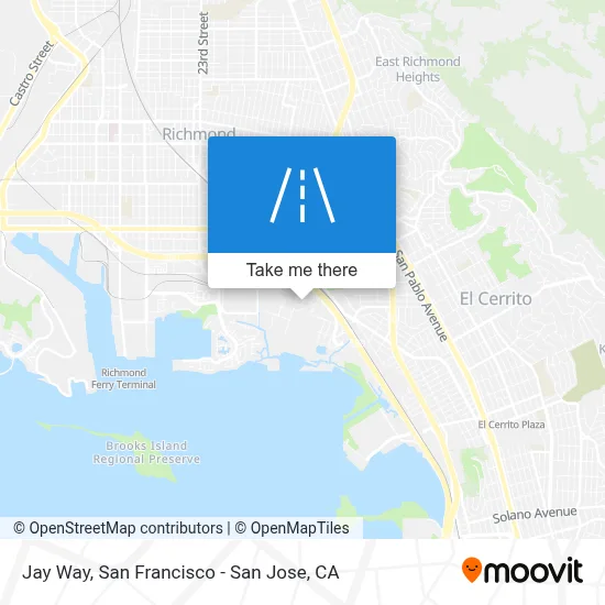 Jay Way map