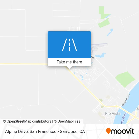 Alpine Drive map