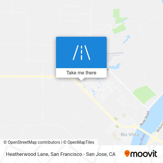 Mapa de Heatherwood Lane