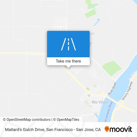 Mallard's Gulch Drive map