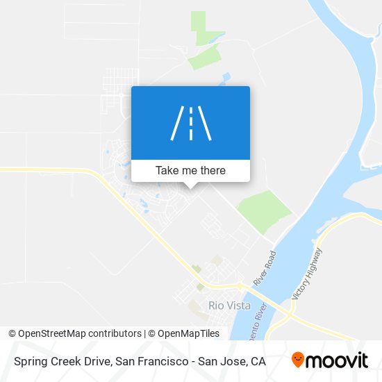 Spring Creek Drive map