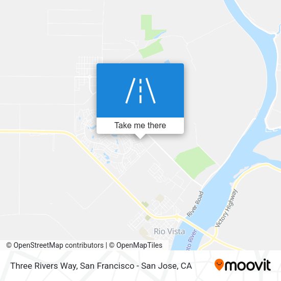 Mapa de Three Rivers Way