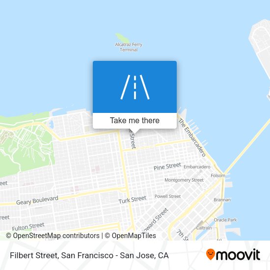 Filbert Street map