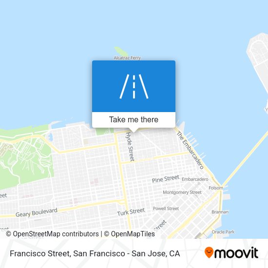 Mapa de Francisco Street