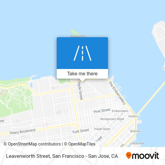 Leavenworth Street map