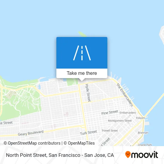 North Point Street map