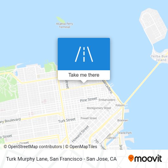Mapa de Turk Murphy Lane