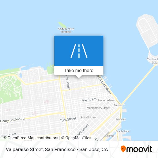 Valparaiso Street map