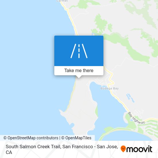 South Salmon Creek Trail map