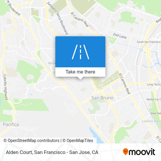 Mapa de Alden Court
