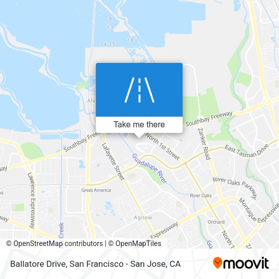 Mapa de Ballatore Drive