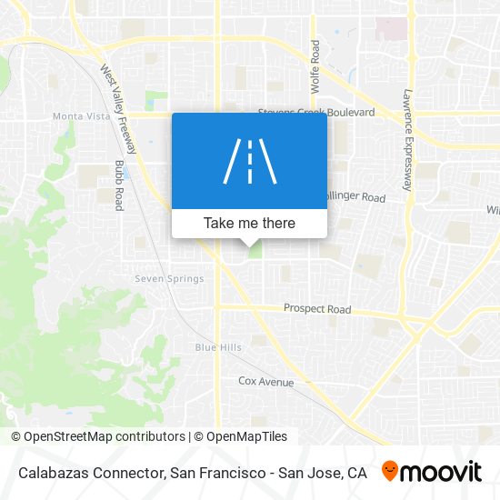 Calabazas Connector map