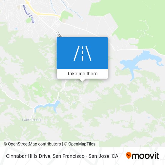 Cinnabar Hills Drive map