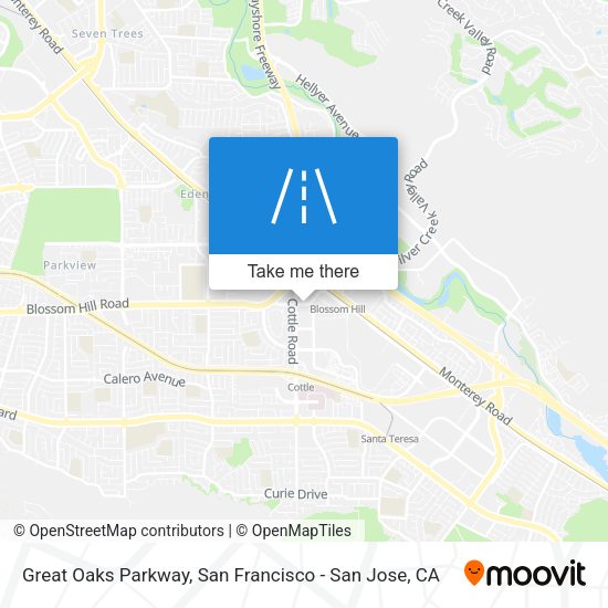 Great Oaks Parkway map