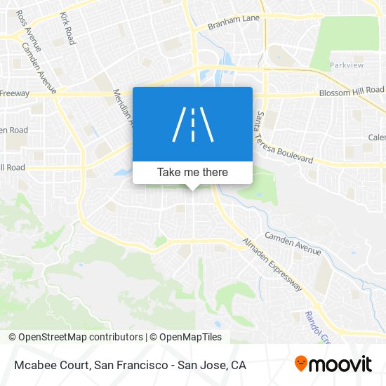 Mcabee Court map