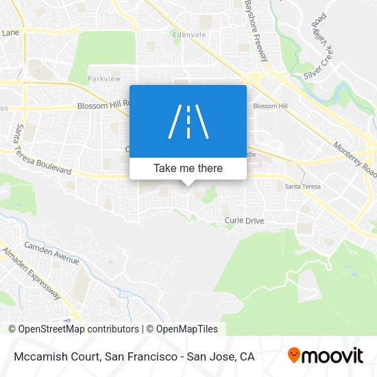 Mapa de Mccamish Court