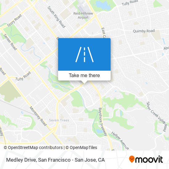 Medley Drive map