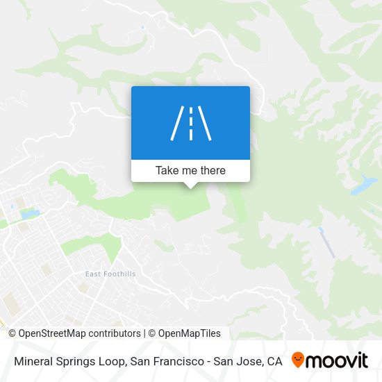Mineral Springs Loop map