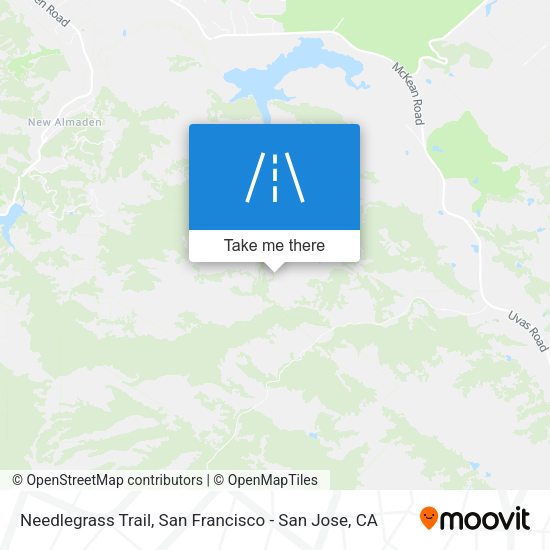 Needlegrass Trail map
