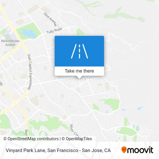 Vinyard Park Lane map