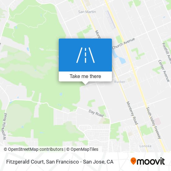 Fitzgerald Court map