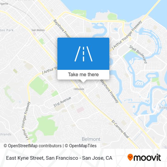 Mapa de East Kyne Street