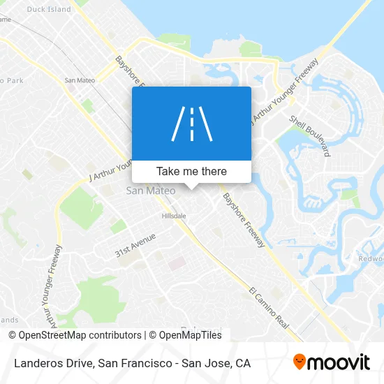 Landeros Drive map