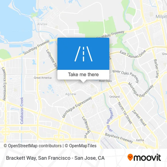 Brackett Way map