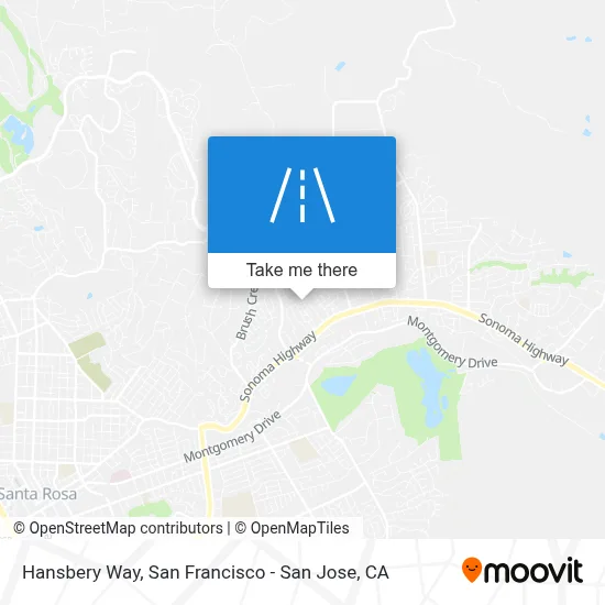 Hansbery Way map