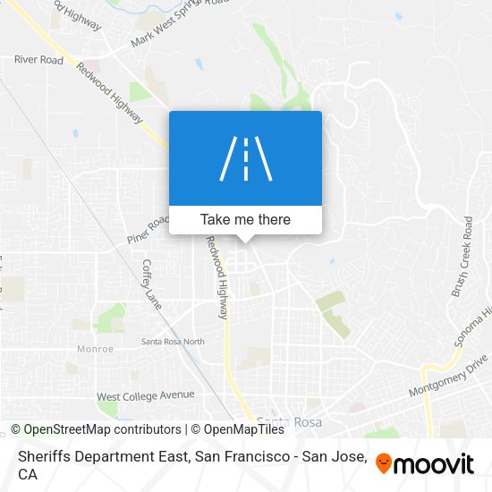 Sheriffs Department East map