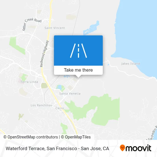 Waterford Terrace map