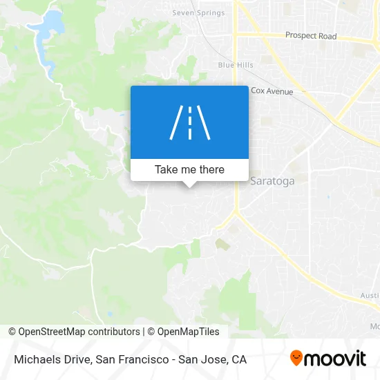 Michaels Drive map