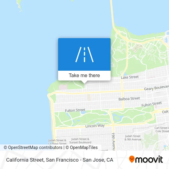 California Street map