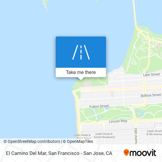 El Camino Del Mar map