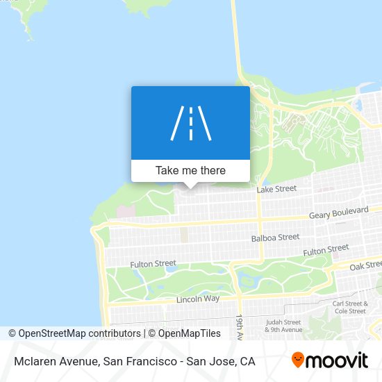 Mapa de Mclaren Avenue