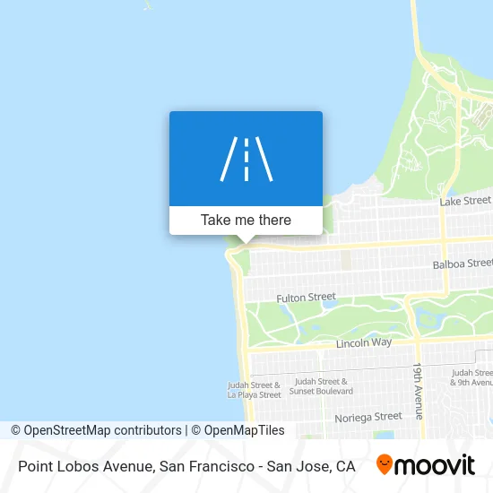 Point Lobos Avenue map