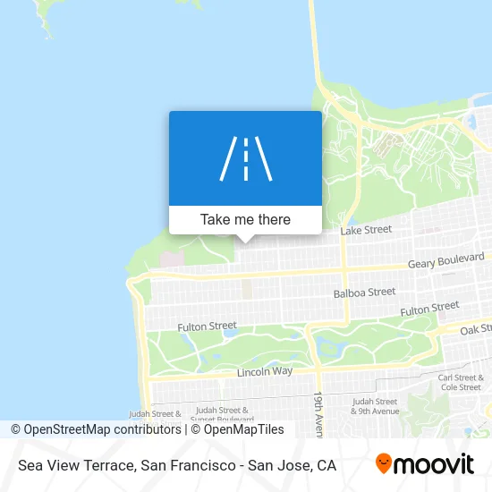Sea View Terrace map