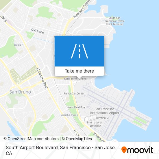 South Airport Boulevard map