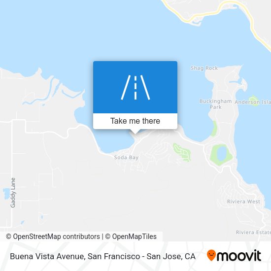 Mapa de Buena Vista Avenue