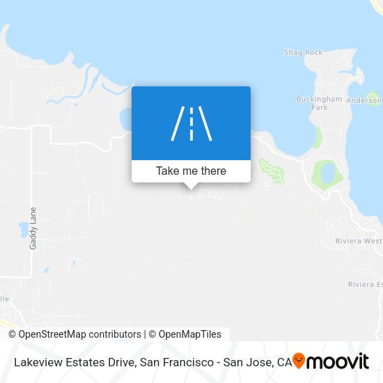 Lakeview Estates Drive map