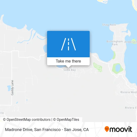 Madrone Drive map