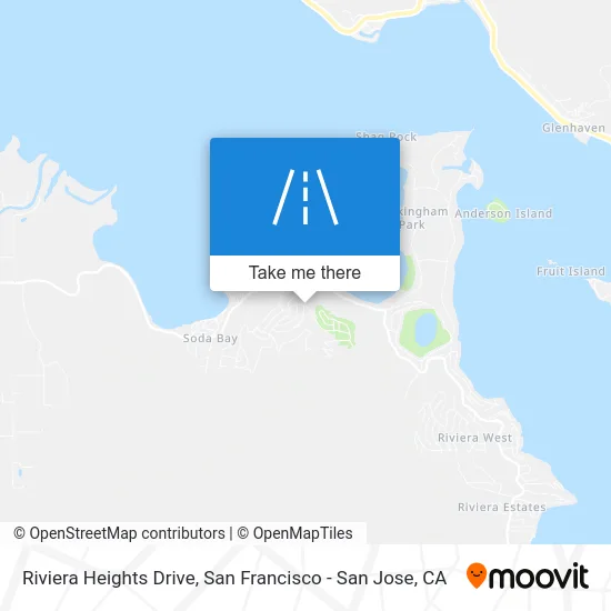 Riviera Heights Drive map