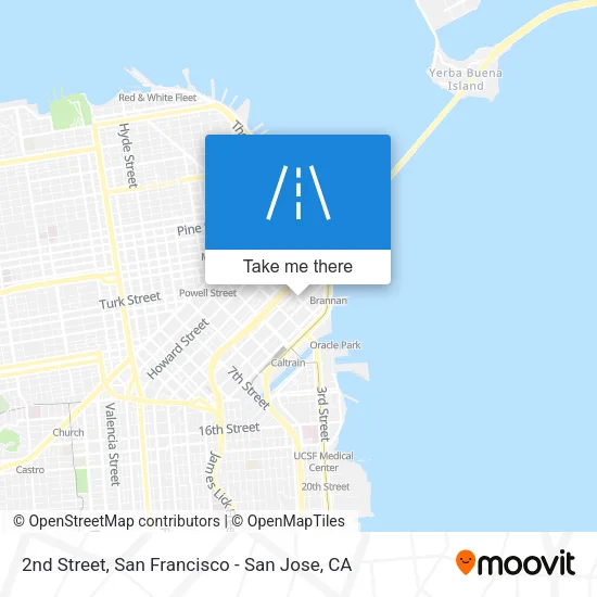 2nd Street map