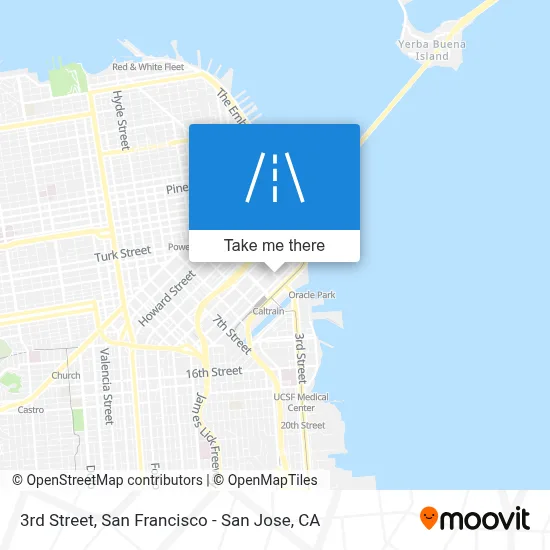 3rd Street map