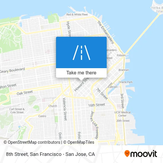 8th Street map