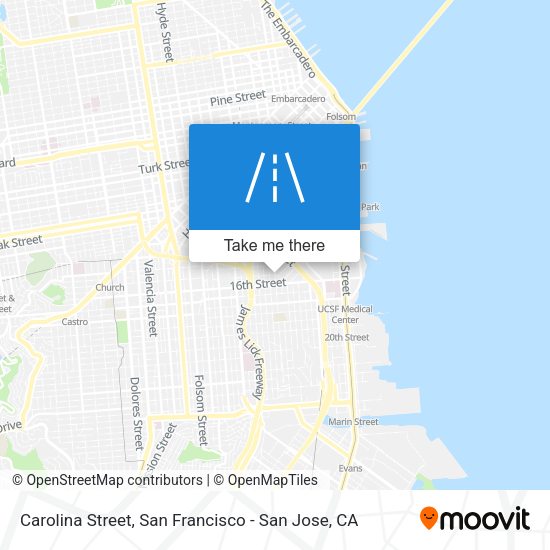 Carolina Street map